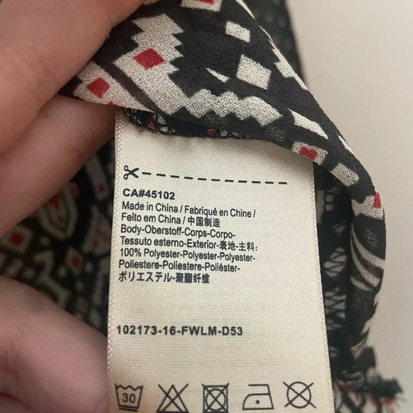 Scotch and Soda Sheer Blouse Size 2 P0677